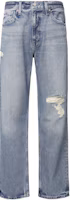 Order Kanye 演唱會 YEEZY x Gap x Balenciaga 做舊牛仔褲 藍色款 男女皆宜款式 YEEZY-SS22-033