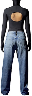 カニエコンサート YEEZY x Gap x Balenciaga ユニセックス デニムジーンズ ブルー. YEEZY-SS22-033 Sizing カニエコンサート YEEZY x Gap x Balenciaga ユニセックス デニムジーンズ ブルー. YEEZY-SS22-033