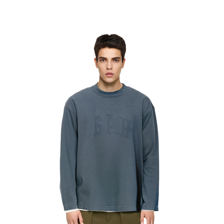 Purchase カニエ コンサート YEEZY x Gap x Balenciaga ドーブロゴ ロングスリーブTシャツ ネイビー. YEEZY-SS22-116