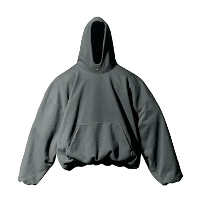 Kanye Concert YEEZY Gap Balenciaga Logo Hoodie Unisex Oversized Dark Green. YEEZY-SS22-115