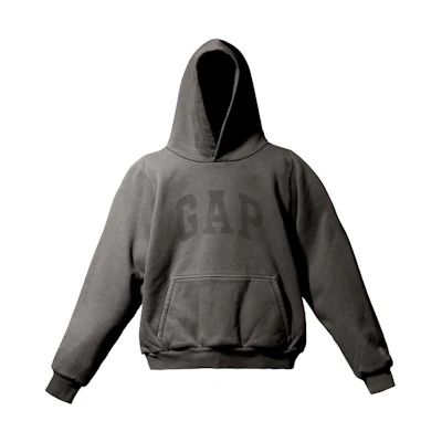 Kanye Concert YEEZY Gap Balenciaga Logo Hoodie Grey Unisex Pullover Sweatshirt. 719623TMVQ5-grey