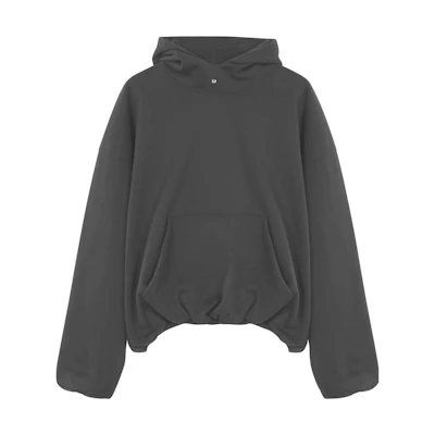 Kanye Concert YEEZY Gap Balenciaga Logo Hoodie Unisex Pullover Dark Grey. YEEZY-SS22-034