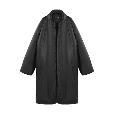 Kanye Concert YEEZY Gap Balenciaga Long Round Jacket Black Mens Coat. 471522-00