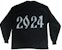 Kanye West Bullseye DONDA Chicago Listening Event L/S T-shirt 'Black'