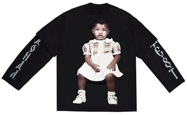 Kanye West DONDA 2 Layer L/S T-shirt 'Black' Buy Kanye West DONDA 2 Layer L/S T-shirt 'Black'