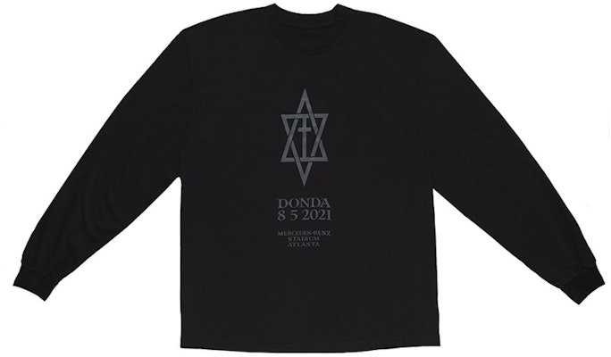 Kanye West DONDA August 5 Listening Event L/S T-shirt 'Black' Buy Kanye West DONDA August 5 Listening Event L/S T-shirt 'Black'