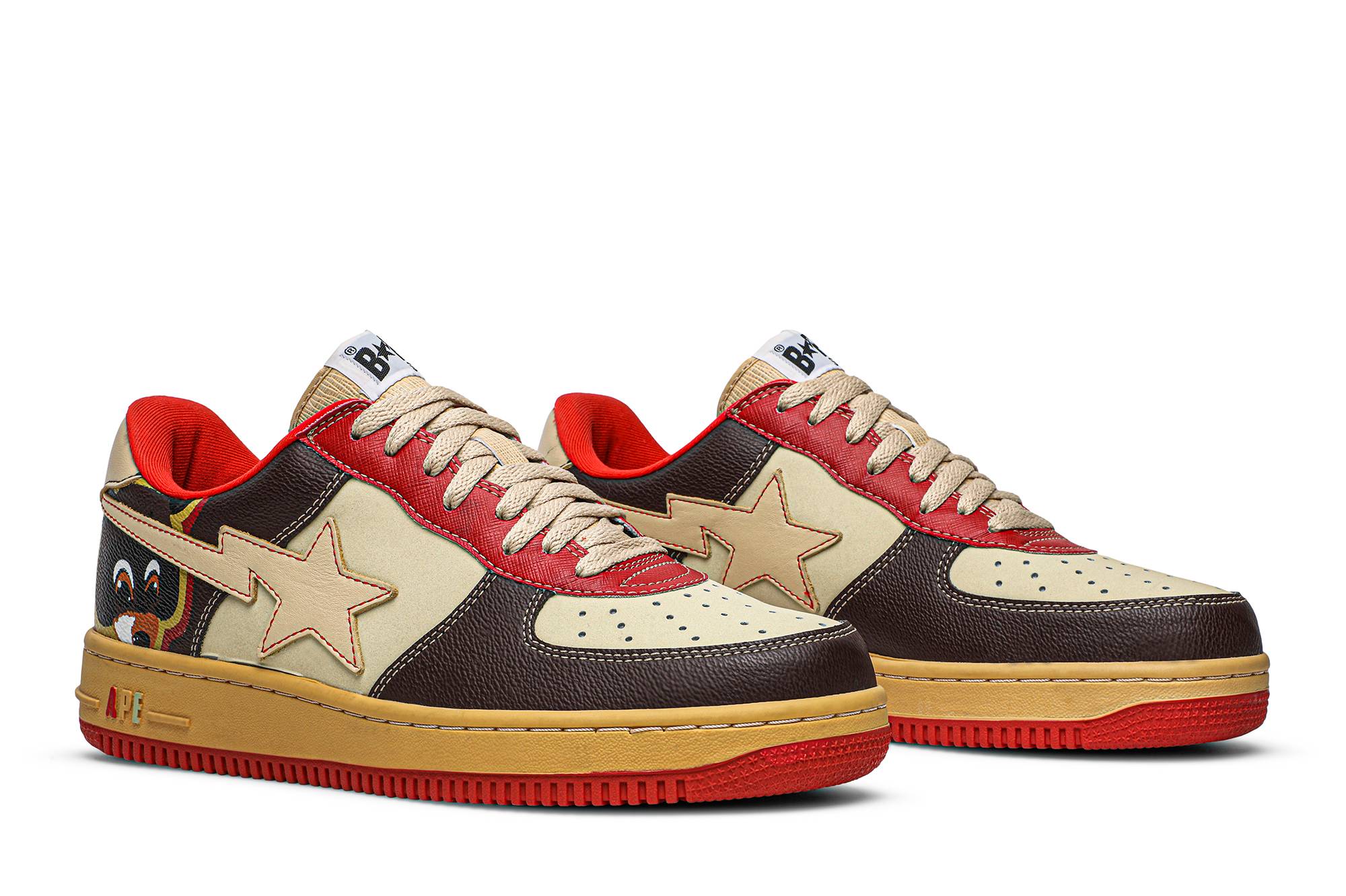 Cheap Kanye West x BAPE Bapesta FS-001 Low 'College Dropout' Zapatillas 860
