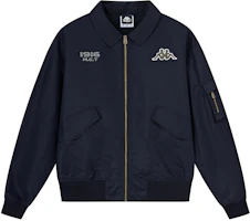 Kappa 1916 Series Black Retro Windproof Multi-Pocket Flight Jacket K0E52JJ01D-990 Kappa 1916 Series Black Retro Windproof Multi-Pocket Flight Jacket K0E52JJ01D-990