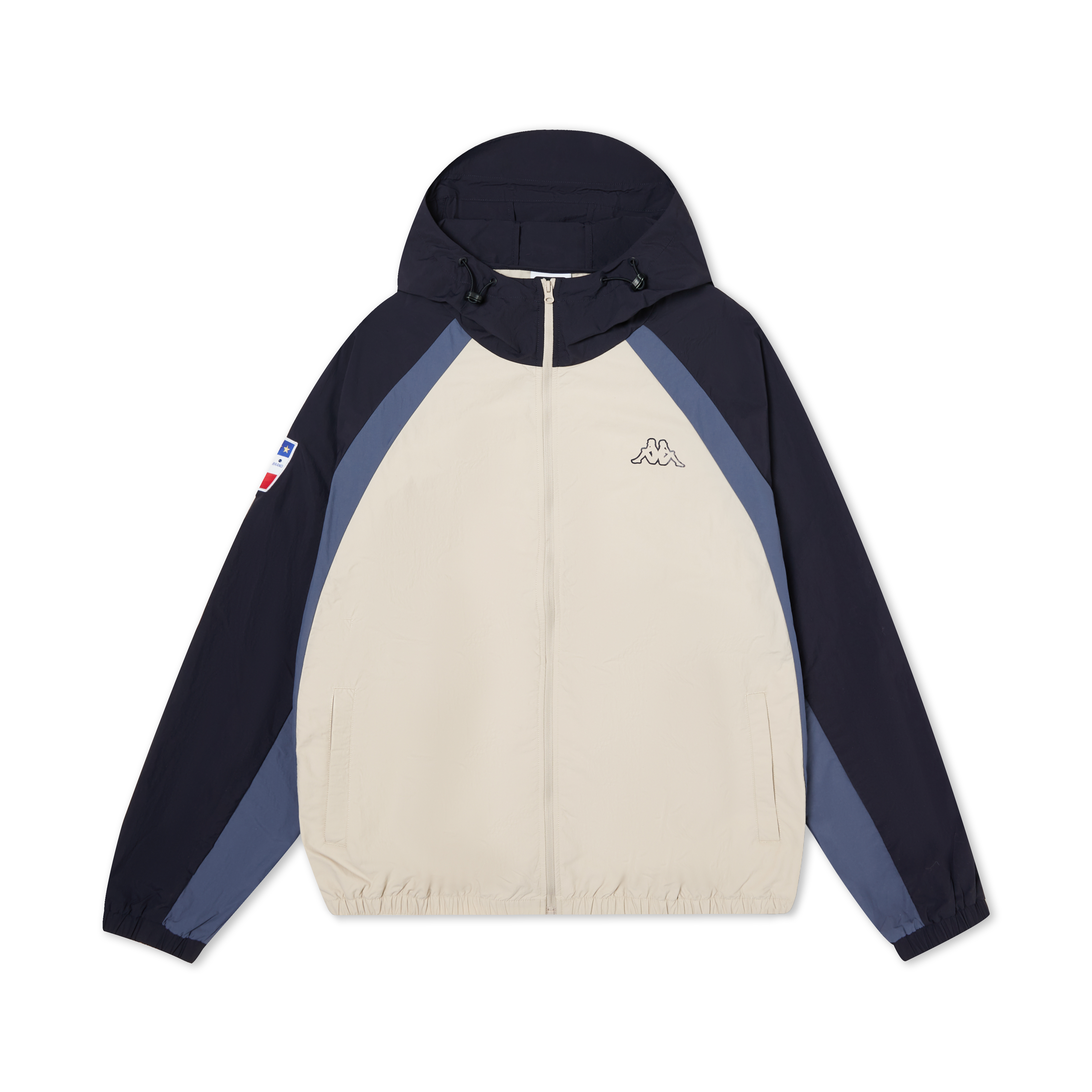Kappa 1916 Series Lightweight UV Protection Windbreaker Unisex - Khaki. K0EX2FJ05V-6324