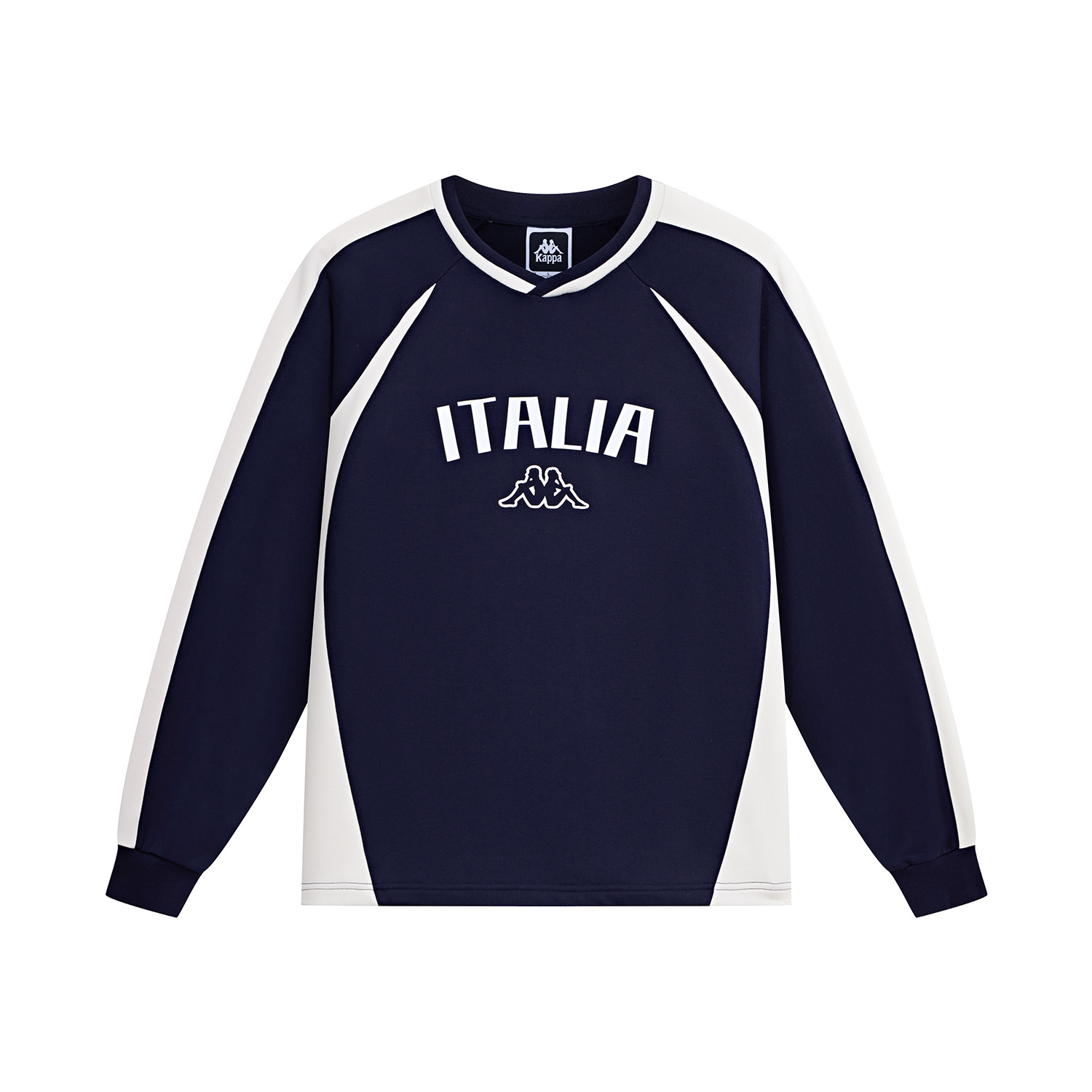 Kappa 1916 Series Retro Colorblock Unisex Breathable Loose Fit Sweatshirt. K0EY2WT02D
