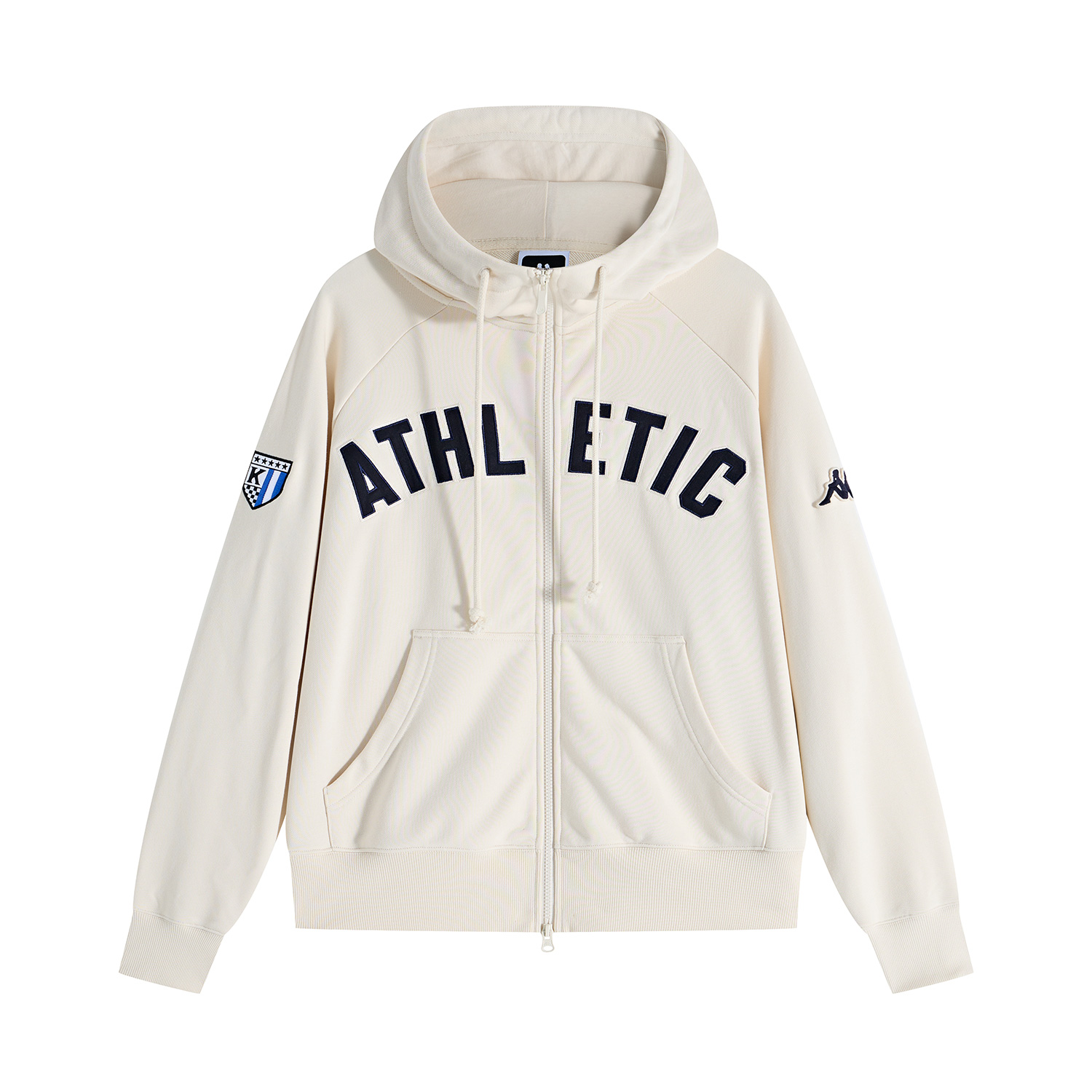 Kappa 1916 Series Retro Knit Hoodie Jacket Unisex - Casual American Style K0EY2MK04