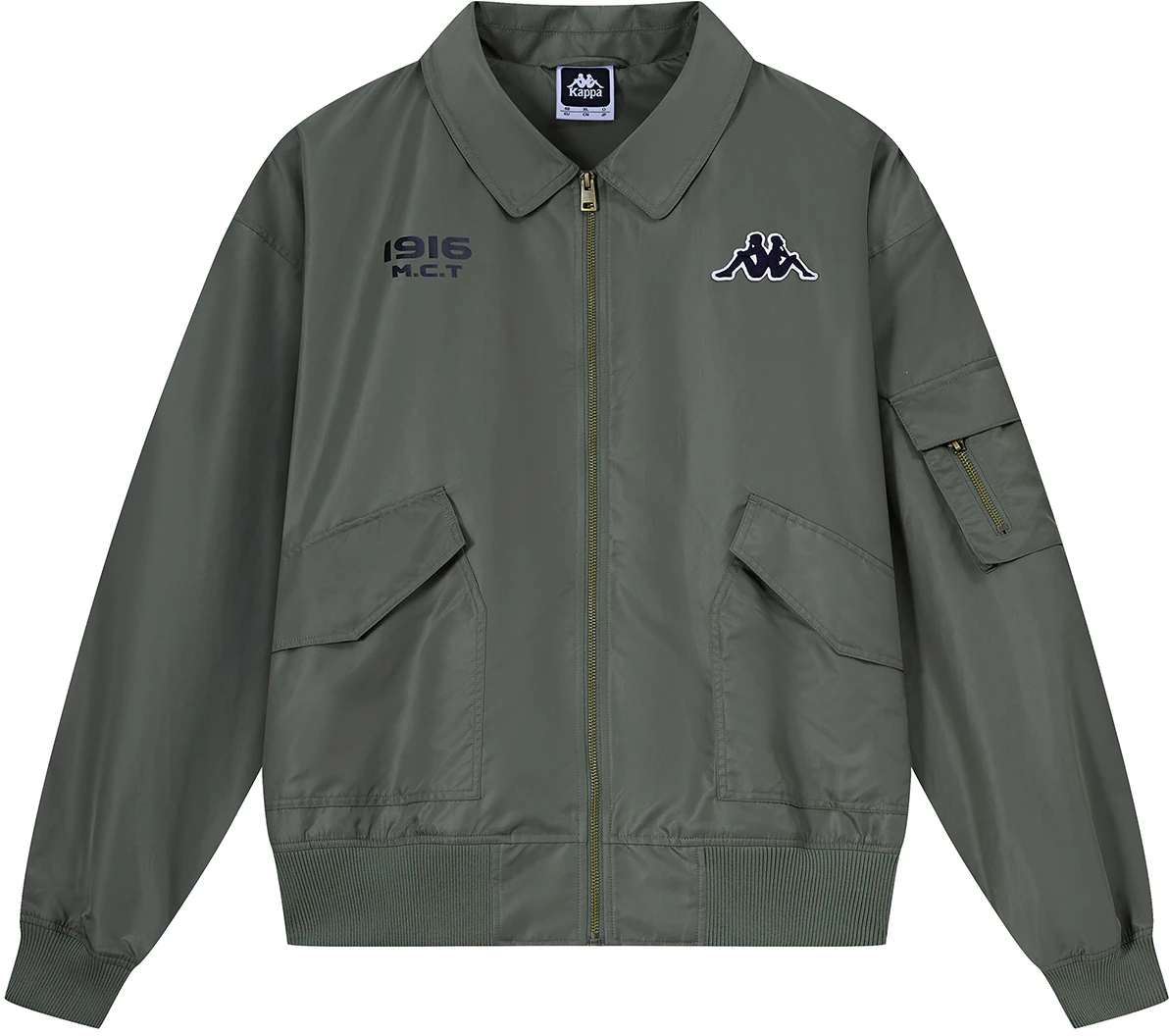 kappa-1916-series-retro-utility-flight-jacket-green-casual-sportswear-k0-e52-jj-01-d-3731