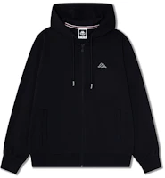 Kappa 1916 Series Retro Zipper Hoodie Cool Long-Sleeve Black Sweatshirt K0E32MK02 Kappa 1916 Series Retro Zipper Hoodie Cool Long-Sleeve Black Sweatshirt K0E32MK02