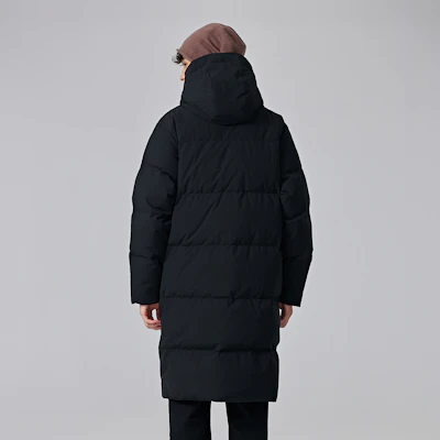 Kappa 1916 Series Unisex Long Hooded Down Jacket Casual Winter Coat K0EZ2YY08D 6