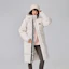 Cheap Kappa 1916 Series Unisex Long Hooded Down Jacket Casual Winter Coat K0EZ2YY08D