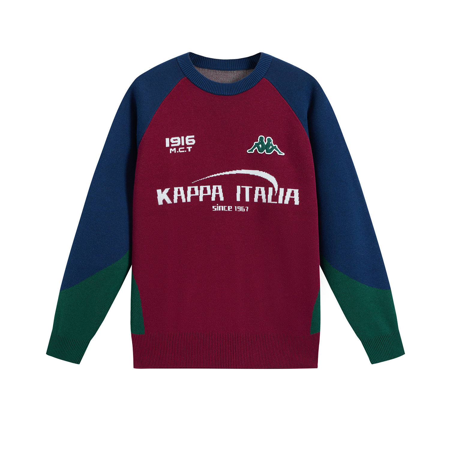 Kappa 1916 Series Unisex Vintage Crewneck Sweatshirt - Breathable & Comfortable K0EZ2LT01D
