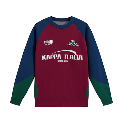 Kappa 1916 Series Unisex Vintage Crewneck Sweatshirt - Breathable & Comfortable K0EZ2LT01D