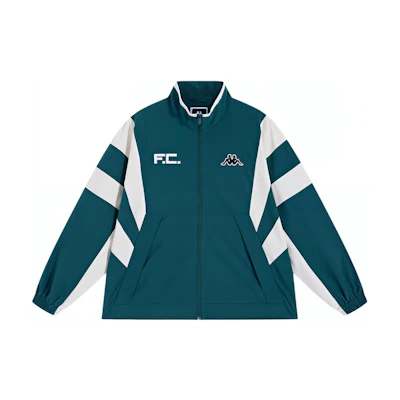 Kappa 1916 Series Vintage Sports Waterproof Jacket Green for Men K0E52JJ02