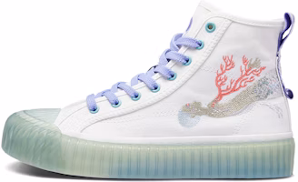 Kappa 'Artist Collab Five Elements - Water' High-Top Canvas 'Korean White' K09Y5VS84-012 Kappa 'Artist Collab Five Elements - Water' High-Top Canvas 'Korean White' K09Y5VS84-012