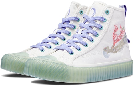 Kappa 'Artist Collab Lima Elemen - Air' Sepatu High-Top Kanvas 'Putih Korea' K09Y5VS84-012 Lookbook Kappa 'Artist Collab Lima Elemen - Air' Sepatu High-Top Kanvas 'Putih Korea' K09Y5VS84-012