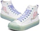 Shop Kappa 'Kolaborasi Artis Lima Elemen - Air' High-Top Canvas 'Putih Korea' K09Y5VS84-012
