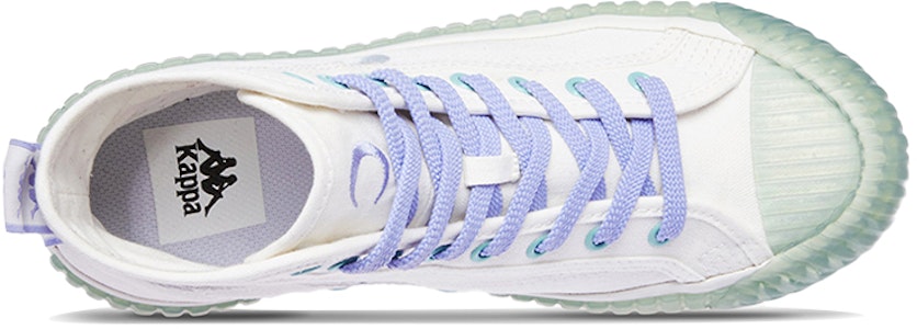 Kappa 'Artist Collab Lima Elemen - Air' Sepatu High-Top Kanvas 'Putih Korea' K09Y5VS84-012 Details for Kappa 'Artist Collab Lima Elemen - Air' Sepatu High-Top Kanvas 'Putih Korea' K09Y5VS84-012