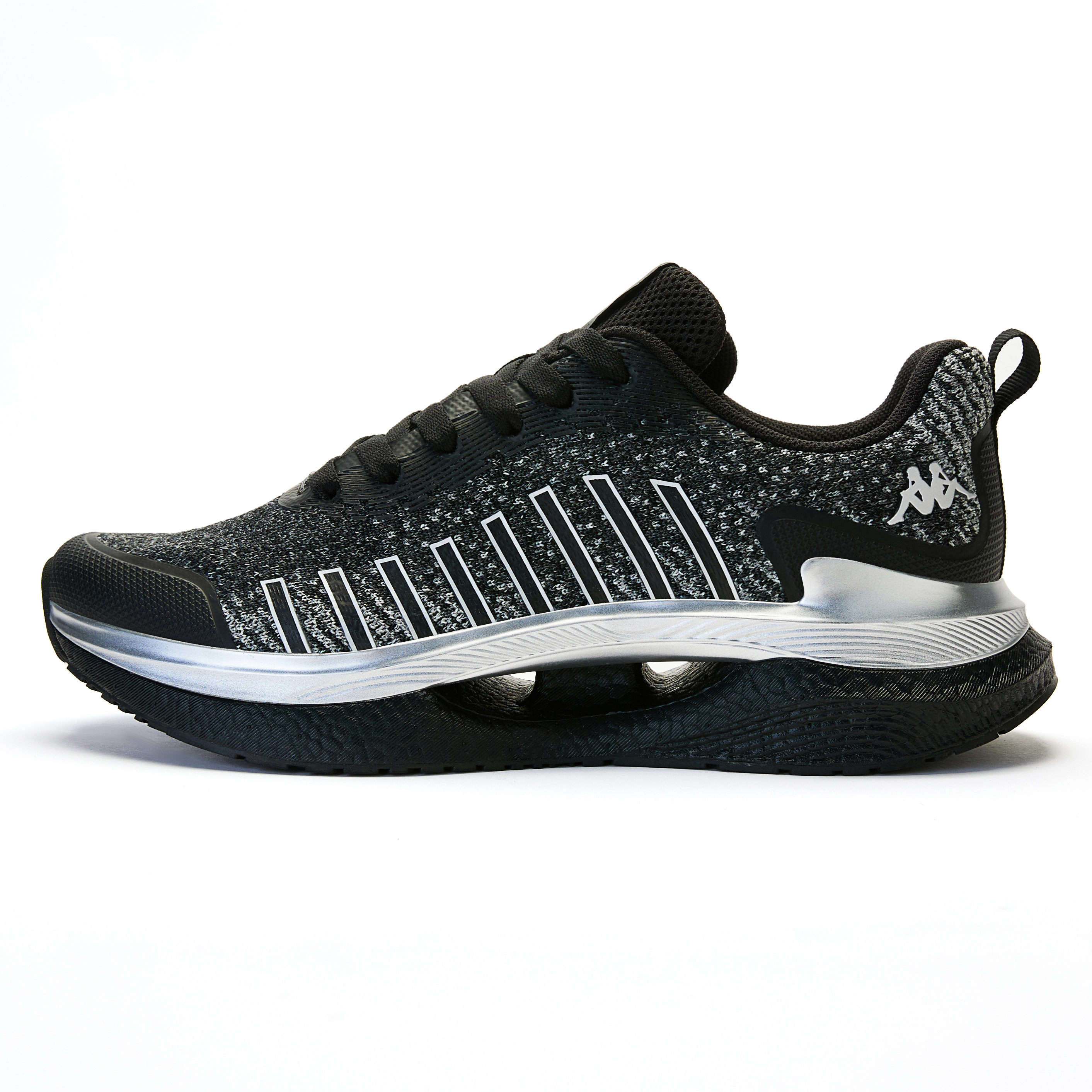 Kappa 'Black Casual Lightweight Low-Top Running Shoe'