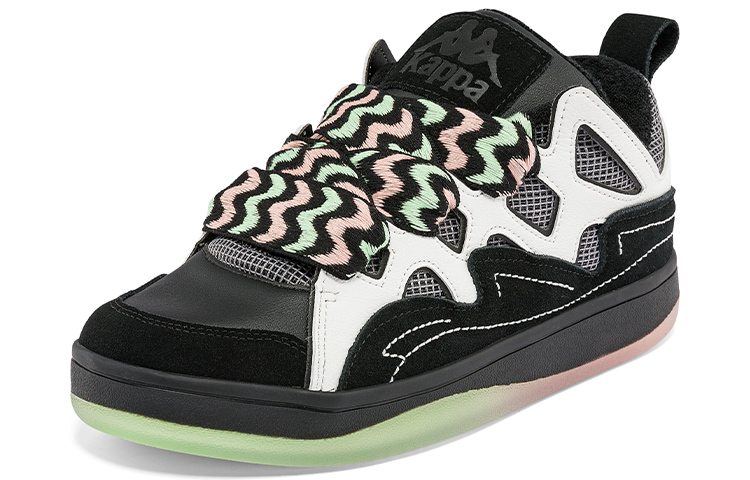 Order Kappa fatty 串標 防滑 低幫 板鞋 男女同款 黑色