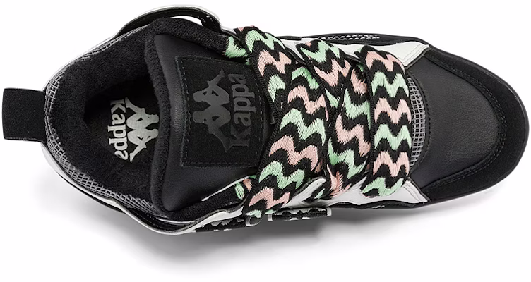 Kappa fatty 串標 防滑 低幫 板鞋 男女同款 黑色 Details for Kappa fatty 串標 防滑 低幫 板鞋 男女同款 黑色