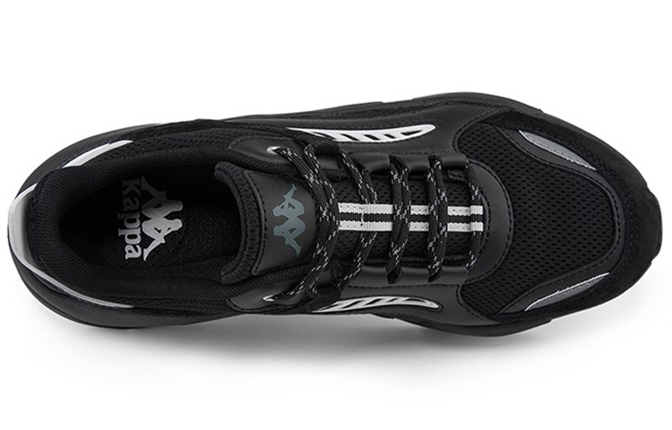 Shop Kappa 黑色潮流老爹鞋 K0BZ5MC13D-990