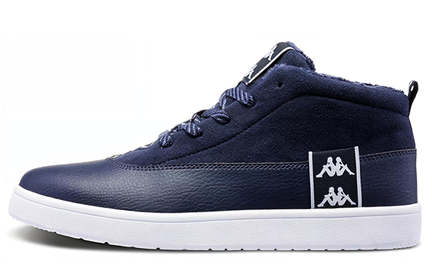 Kappa 'Blue Fleece-lined Mid-top Casual Sneakers' K0855CC54D-854
