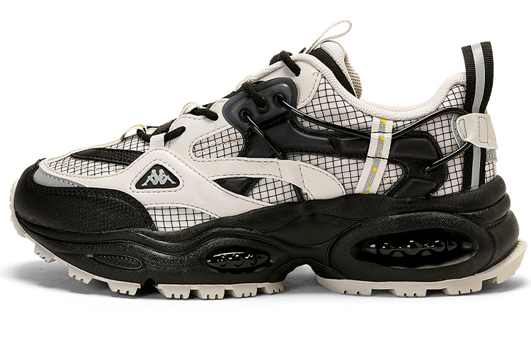 Kappa 'Deconstructed Retro Low-Top Grey Black' K0CY5MC03-133