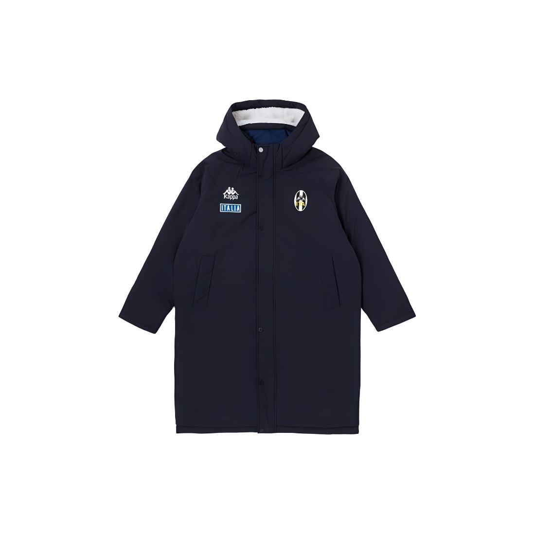 Kappa  Long Hooded Padded Jacket Dark Blue/Black with Logo Embroidery. K0D72MM03-906 圖 2