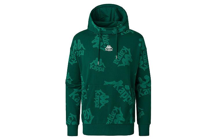 Kappa All-Over Logo Pullover Hoodie - Unisex K0BW2MT22D