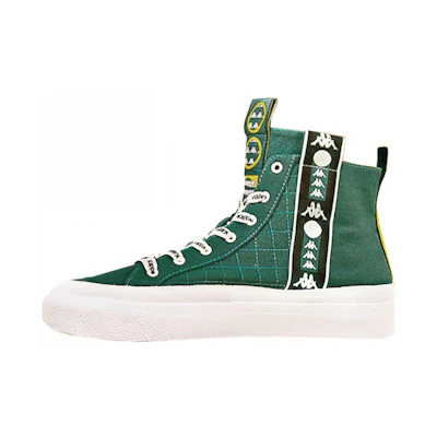 Kappa Artist Collab High-Top Sneaker 'Green Logo Tape'