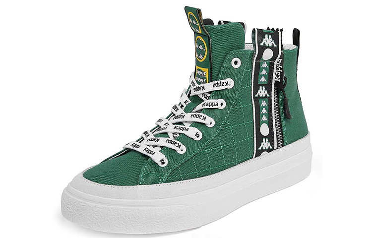 Kappa Artist Collab High-Top Sneaker 'Green Logo Tape' 圖 3