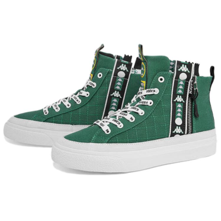 Kappa Artist Collab High-Top Sneaker 'Green Logo Tape' 圖 5