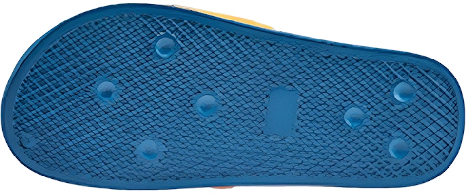 Kappa卡帕 藝術家聯名 休閒運動拖鞋 男女同款 藍黃 Shop Kappa卡帕 藝術家聯名 休閒運動拖鞋 男女同款 藍黃