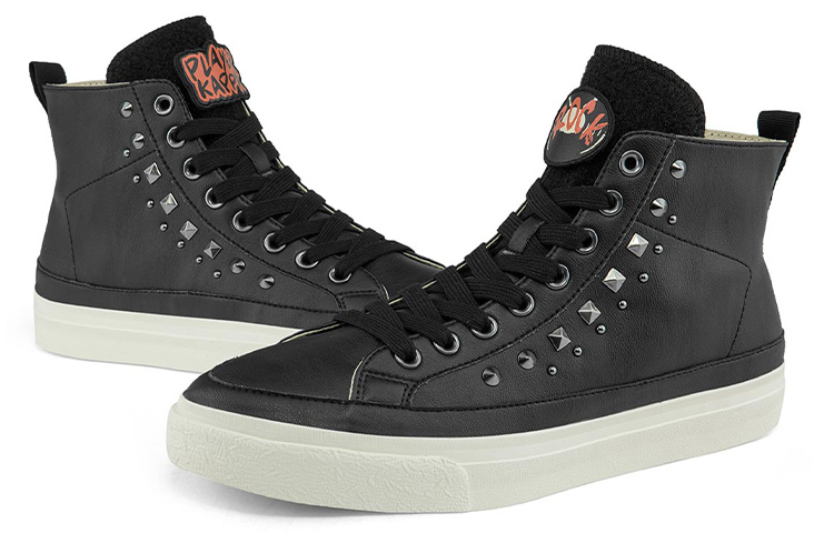 Kappa Artist Collaboration High-Top Sneaker 'Black' 圖 6