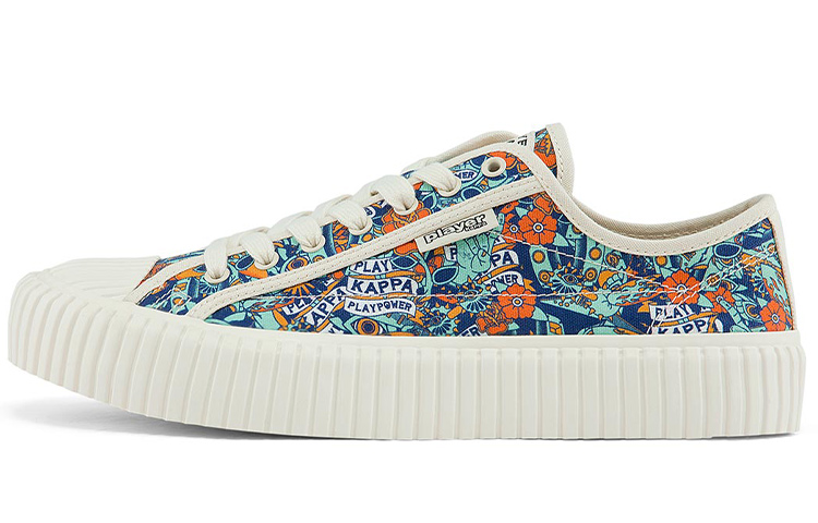 Kappa Artist Collaboration Low-Top Canvas 'White Multicolor' K0BX5VS11D-3609