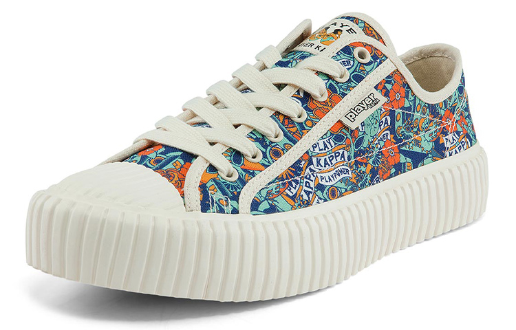 Order Kappa艺术家合作款低帮帆布鞋‘白色多彩’ K0BX5VS11D-3609