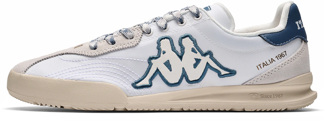 Kappa Sneakers Bianchi e Blu Low-Top Scarpe Casual Fashion. K0EY5CC79-012 Buy Kappa Sneakers Bianchi e Blu Low-Top Scarpe Casual Fashion. K0EY5CC79-012