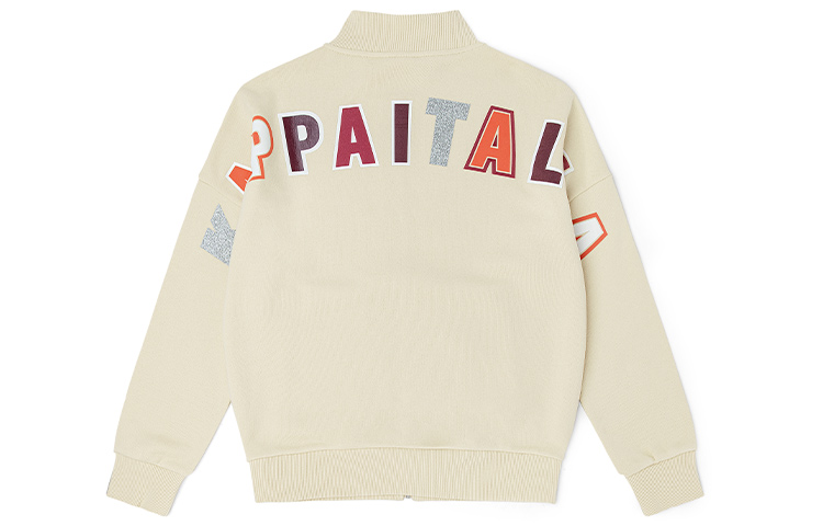 Kappa Back Logo Print Zip-Up Sports Sweatshirt Unisex Casual Jacket Fall Edition K0BY2WK03D