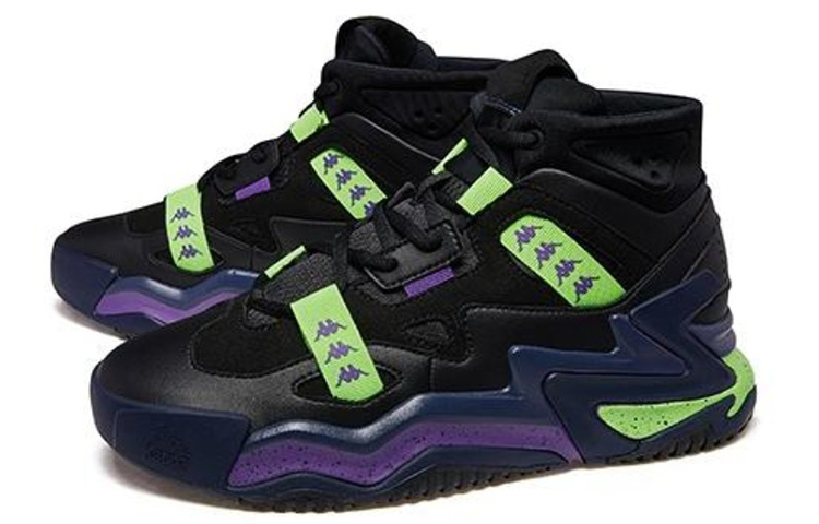 Lookbook Kappa BANDA 'Retro High-Top Hitam Biru' K0955CC77-990A