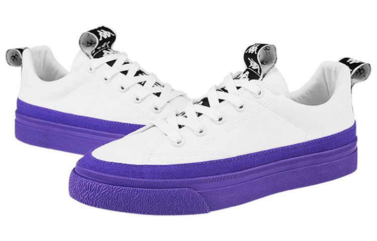 Lookbook Kappa卡帕 Banda 串標 低幫帆布鞋 男女同款 皇家紫