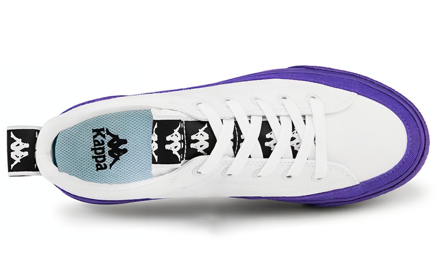 Shop Kappa卡帕 Banda 串標 低幫帆布鞋 男女同款 皇家紫