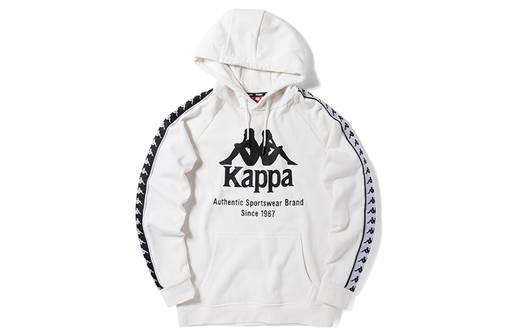 Kappa Banda Logo Hoodie with Drawstring - Unisex Style K08Y2MT65M