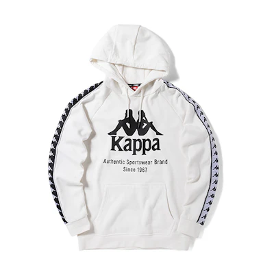 Kappa Banda Logo Hoodie with Drawstring - Unisex Style K08Y2MT65M