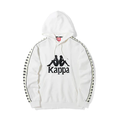 Kappa Banda Logo Loose Fit Hoodie - Unisex Style KPARWMT62M