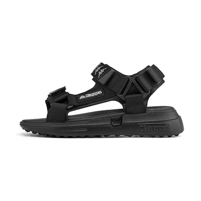Kappa Beach Sport Sandals 'Pure Black Striped'